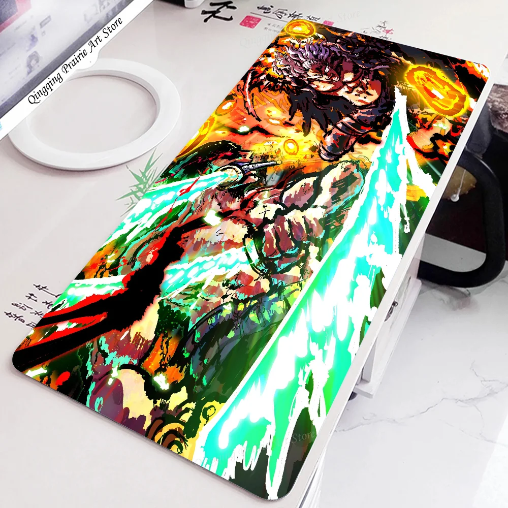 1pc hot blood anime cool Roronoa Non-slip Mouse Pad Suitable For Office Computers Laptops E-sports Game Desk Mats XXL Keyboard