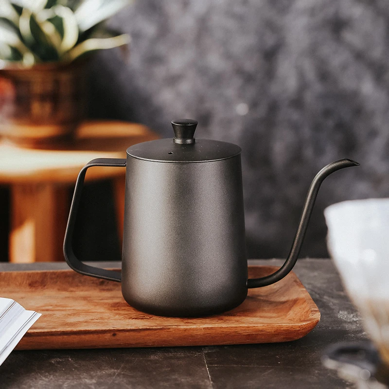 Bincoo fine mouth hand brewed coffee pot swan long neck stainless steel gooseneck drip pot coffee making accessories kettle view 3