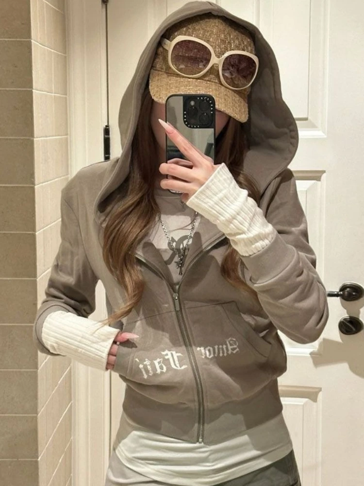 Autumn Y2K Vintage Heavy Cotto - Vintage Zip Hoodie review and price