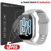 Tempered Glass Protector For Xiaomi Redmi Watch 5 Active/Lite  Accessories Screen Protector For Redmi Watch 4