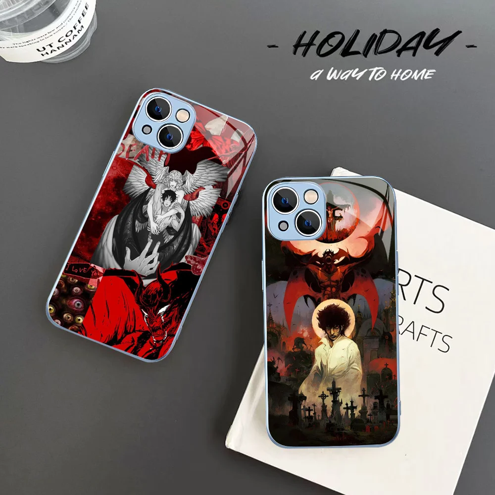 

Anime D-Devilman C-Crybaby Phone Case For IPhone 14 13 12 Mini 11 Pro XS Max X XR 14 Plus Tempered Glass Cover