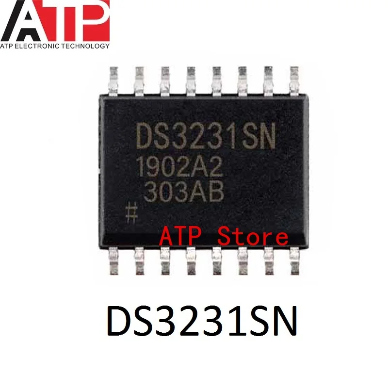 10 قطعة جديد الأصلي DS3231SN DS3231 SOP-16 رقاقة IC الوقت الحقيقي على مدار الساعة دقيقة للغاية IC-المتكاملة RTC/TC