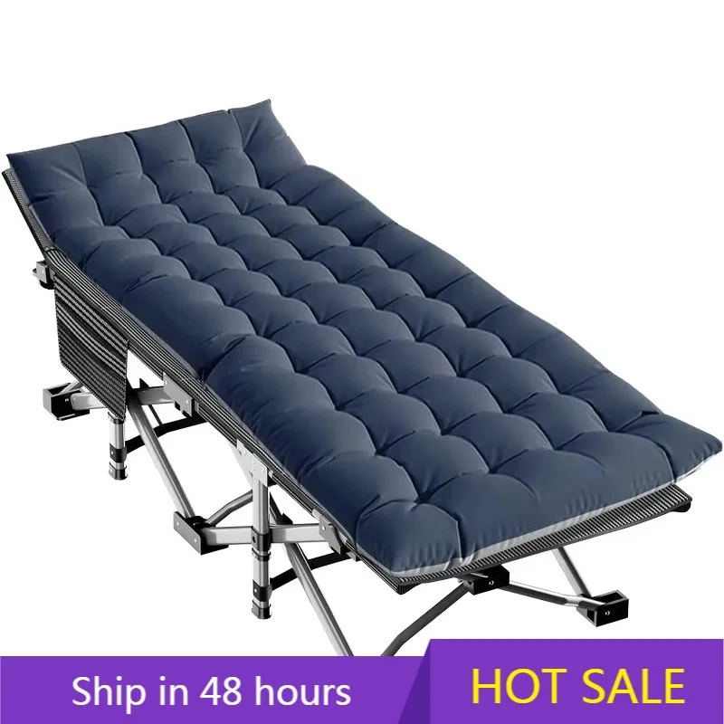 سرير أطفال للتخييم قابل للطي بقفز الطاقة للبالغين أثناء النوم 600D طبقة مزدوجة أكسفورد محمول قابل للطي في الهواء الطلق للتخييم المنزلي