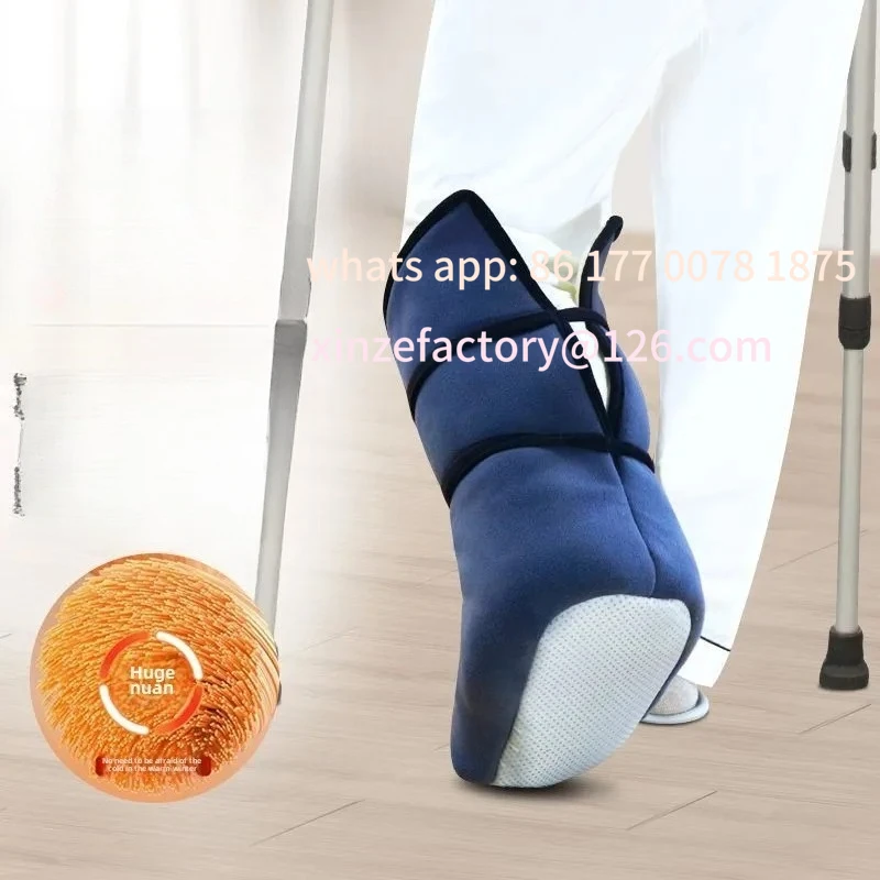 Customizable Orthopedic Foot Cover Winter Warm Fracture Recovery Boot Cotton Ankle Cast Splint Shoe Injury