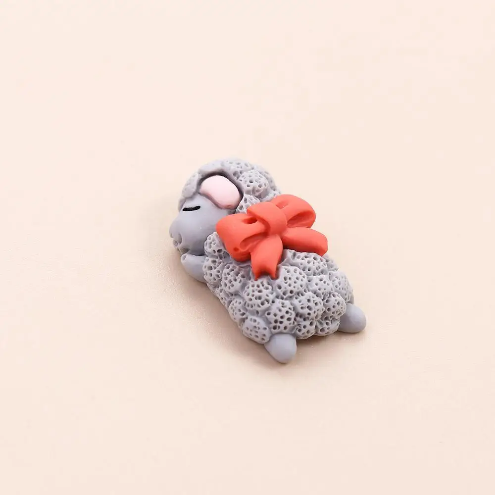 Cute Rabbit Cartoon Center Console Motorcycle Car Decoration Interior Ornaments Car Ornaments Sleeping Animals Figure