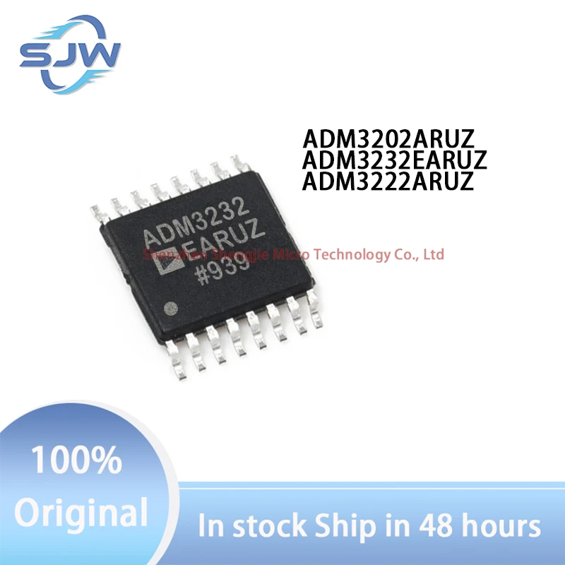 

ADM3202ARUZ ADM3232EARUZ ADM3222ARUZ encapsulation TSSOP-16 TSSOP-20 RS232 transceiver chip