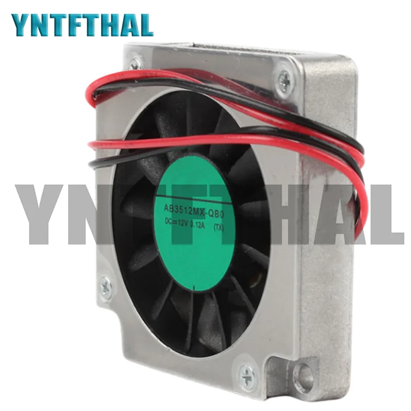 NEW FOR AB3512MX-QB0 AB3505LX-QB0 DC 5V 0.10A 35X35X07MM 2-Wire Server Square blower Fan