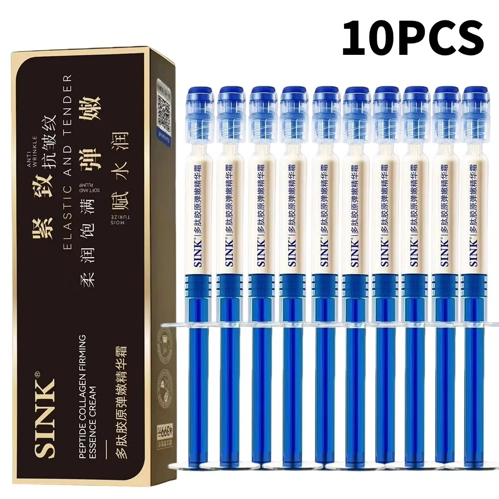 Crème à l'essence de collagène polypeptide tout-en-un, raffermissante, adoucissante, éclaircissante, nourrit en profondeur, réduit les ridules, soins pour la peau