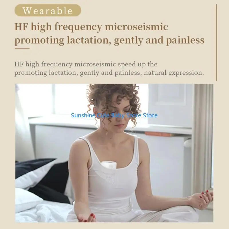 C5AF Automatische melker Handvrije draagbare melkafzuiger USB Oplaadbaar 1000mAh