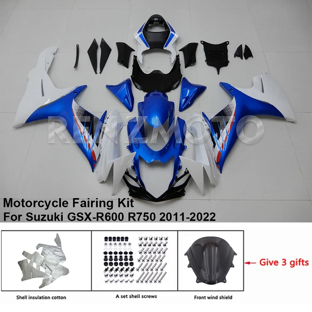 

For SUZUKI GSX-R600 R750 2011-2022 Fairing R/Z S6GR08 Motorcycle Set Body Kit decoration Plastic Guard Plate Accessories Shell