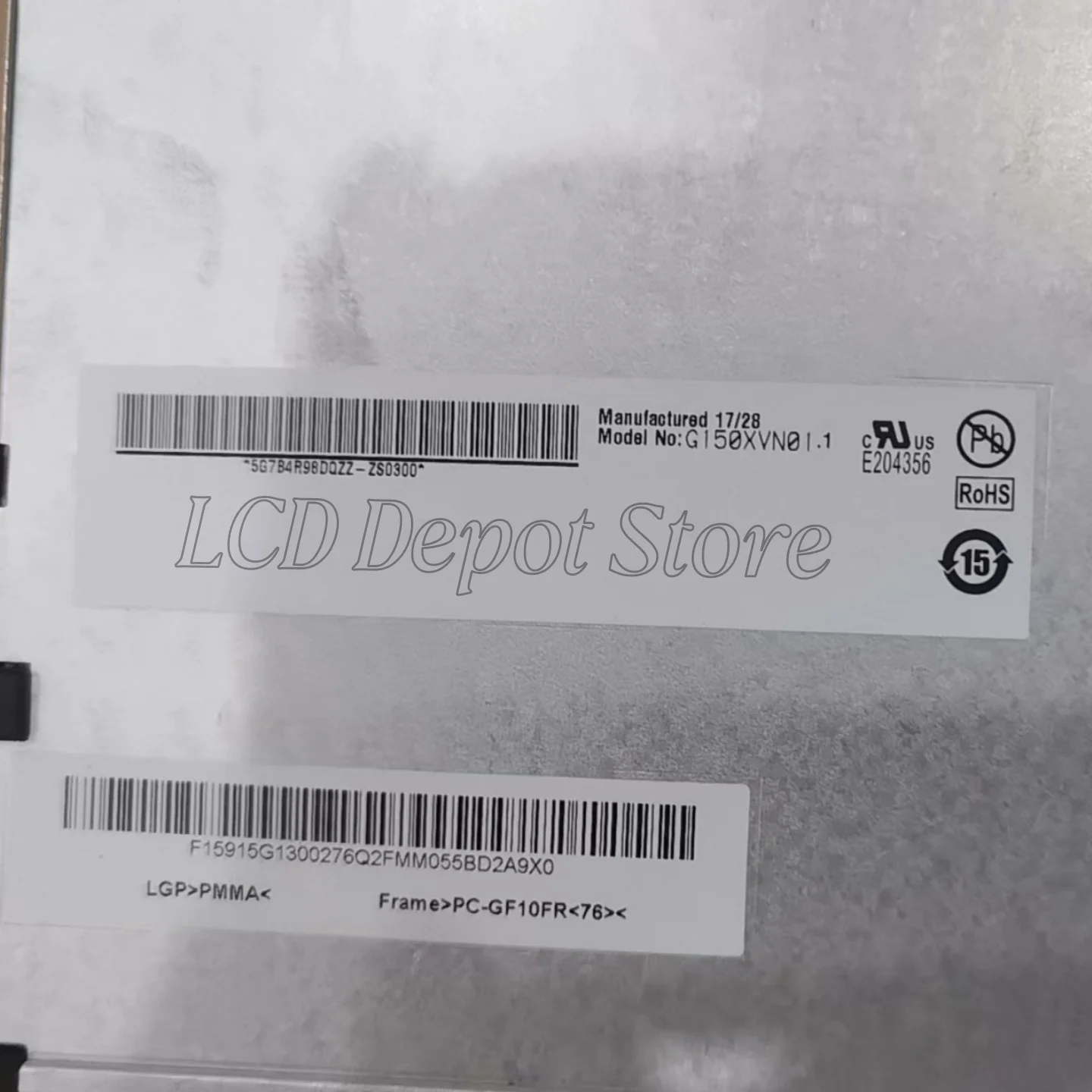 G150Xvn01.0 G150Xvn01.1 Original Brand New 15inch Lcd Display Module Fast Shipping