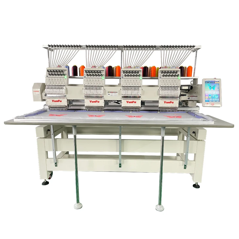 Factory Supply Custom Embroidery Sewing Machines Industrial 4 6 8 12  Heads Embroidery Machine