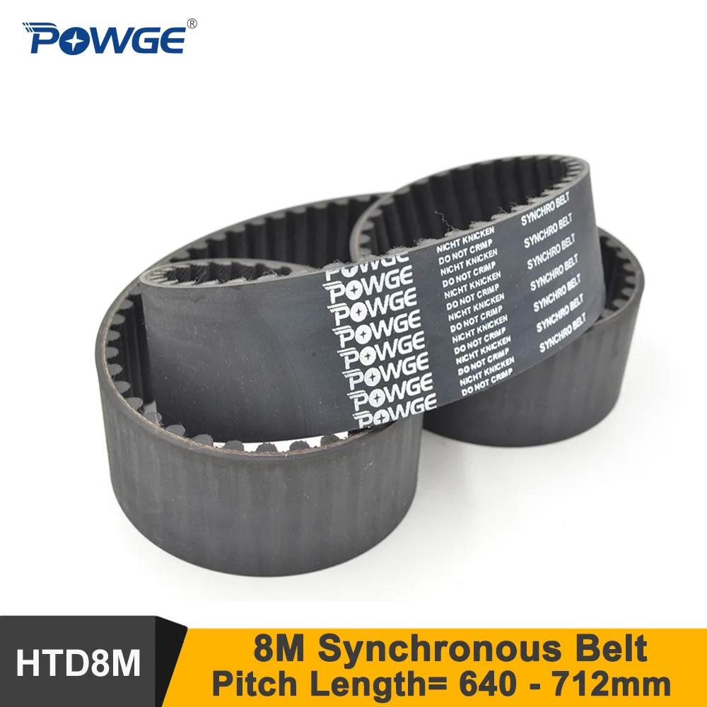 

POWGE 640 648 656 664 672 680 688 696 704 712 8M Synchronous Belt Teeth=80/81/82/83/84/85/86/87/88/89 HTD8M Timing Belt Pulley