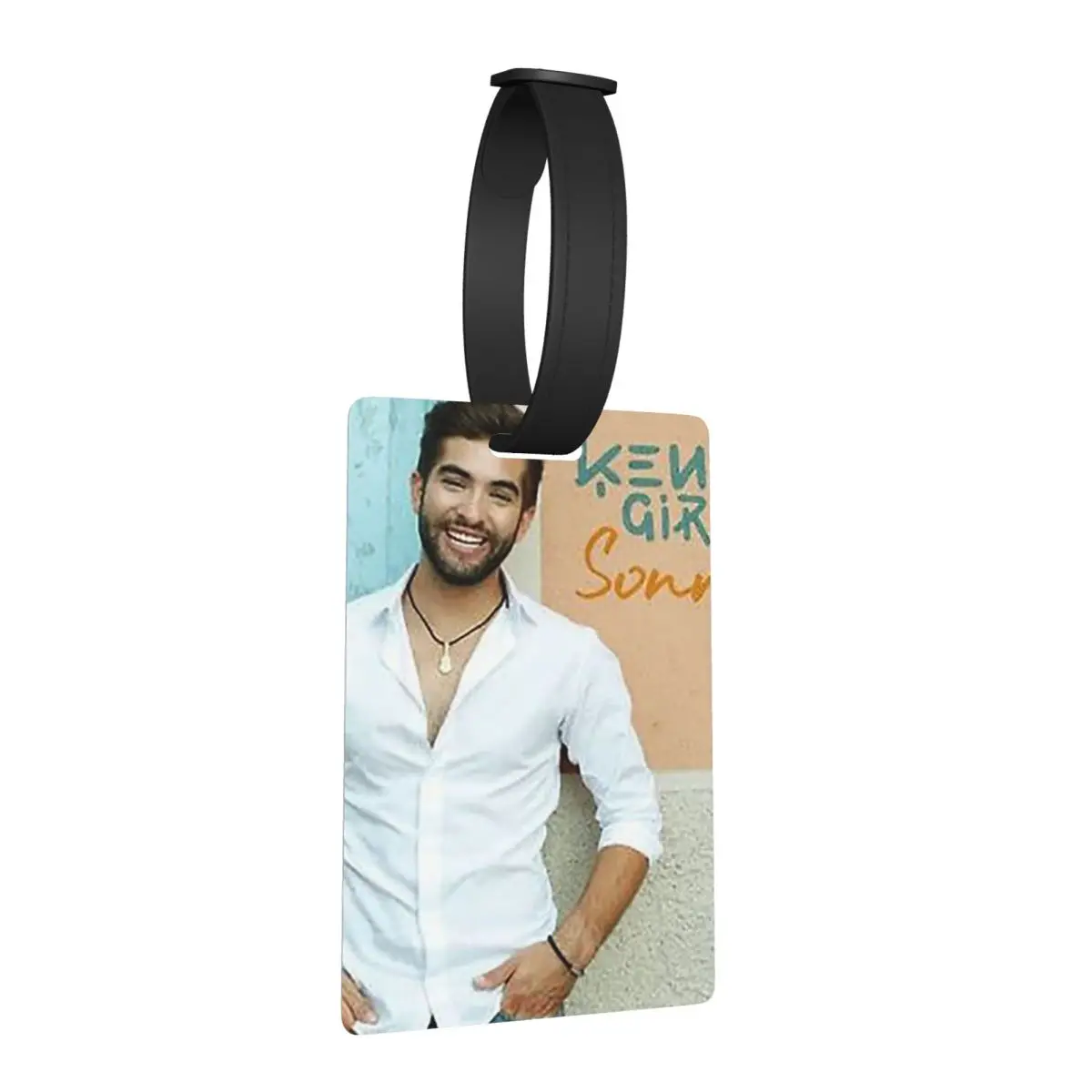 

Kendji Girac Gitano Luggage Tags Suitcase Accessories Travel Cute Baggage Boarding Tag Label Holder ID Name Address