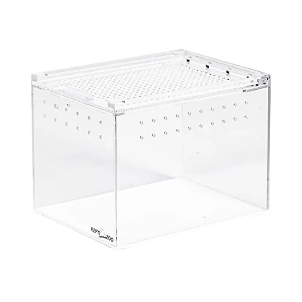 

Acrylic Magnetic Reptile Breeding Box Enclosure Terrarium Cage Tarantula Scorpion 8x6x6 Inch Tall