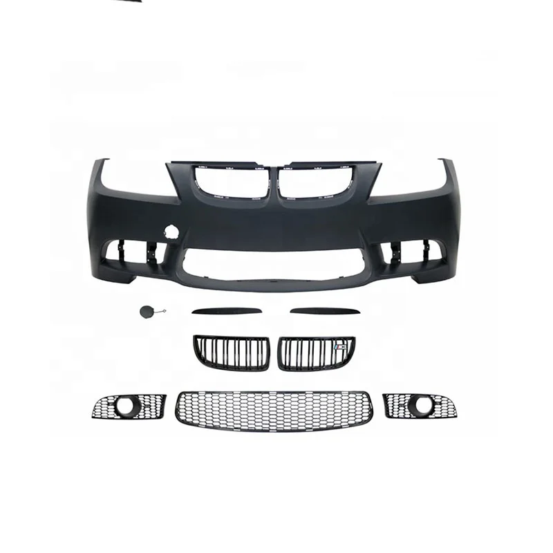 Factory Price for BMW 3 Series E90 Modified M3 Front Bumper with Grill for BMW Body Kit Car Bumper 2005 2006 2007 2008