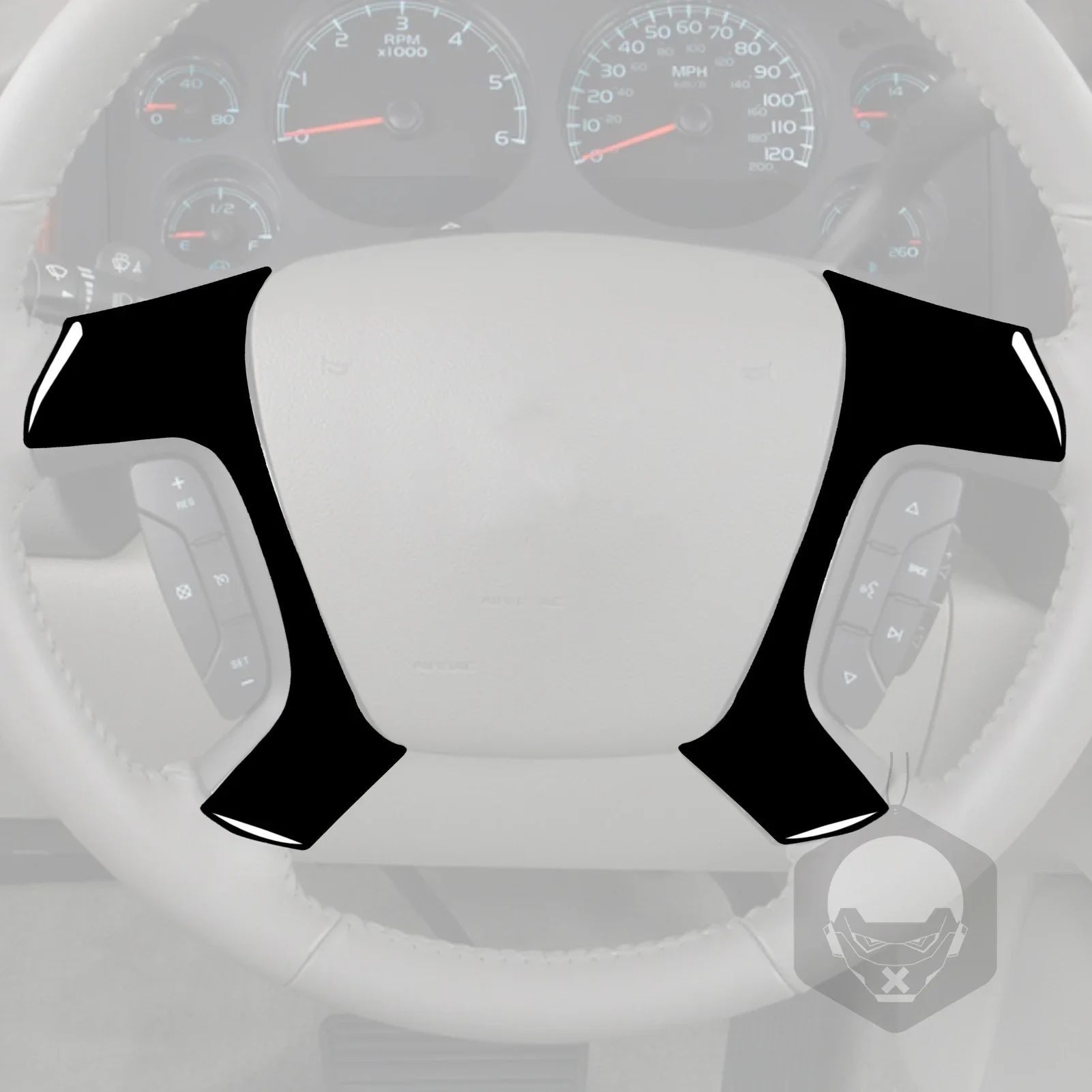 لسيارة شيفروليه تاهو الضواحي لسيفيلفرادو LTZ لجي إم سي يوكون XL دينالي سييرا SLT 07-13 لوحة ملحقات السيارة الداخلية ملصق