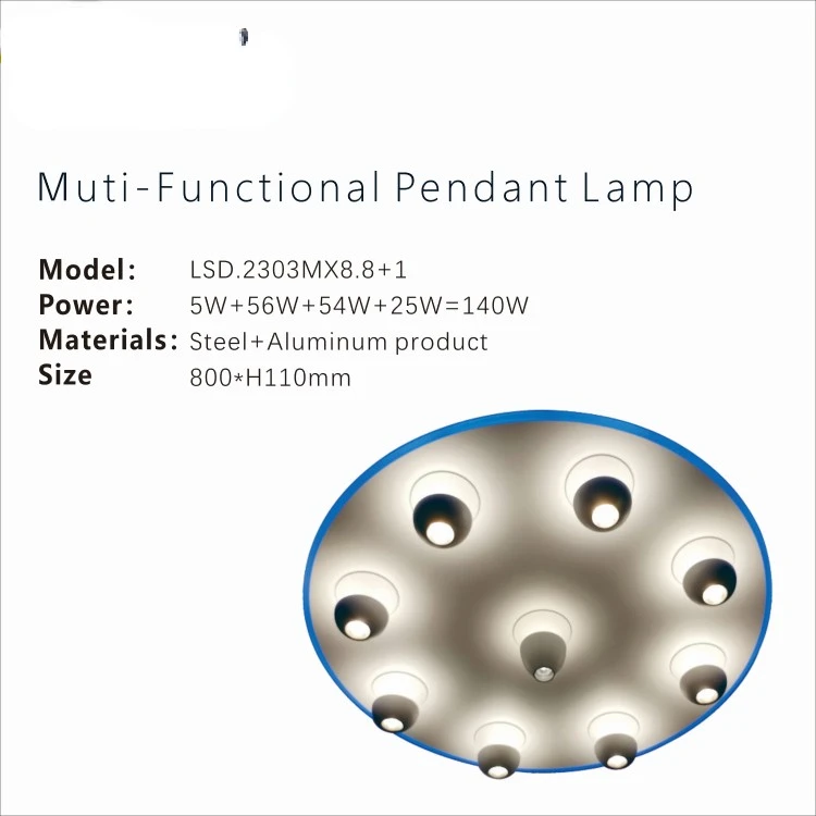 changeable  Ambient Intelligent modern ceiling 140W Muti-Functional large ceiling