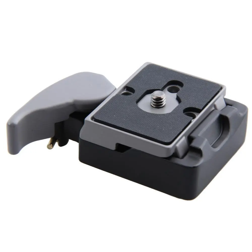 Black Camera 323 Quick Release Adapter with Manfrotto 200PL-14 Compat Plate 200PL-14 496RC 498RC2 804RC2 Quick Release Plate