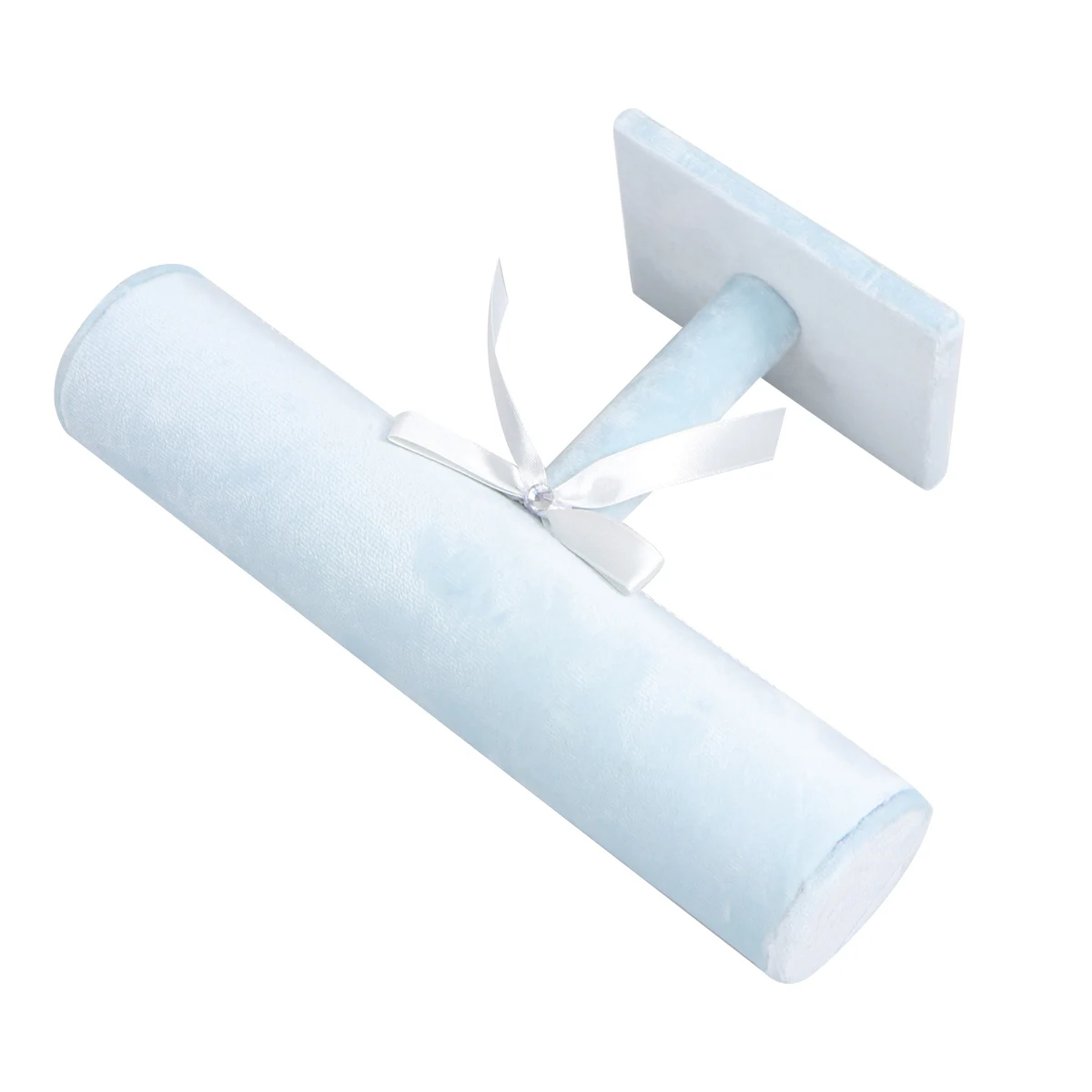 

Fashion Jewelry Headband Hair Clasp Organizer Holder T-bar Display Stand Rack for Women Girl (Light Blue)