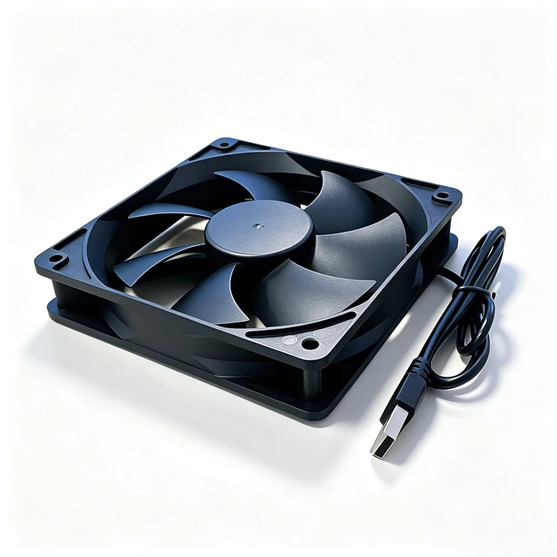 Ventilateur silencieux pour boîtier d'ordinateur PC alimenté par USB 12V, refroidisseur de châssis pour récepteur DVR Xbox TV Box routeur, ventilateur de refroidissement silencieux 8/12cm
