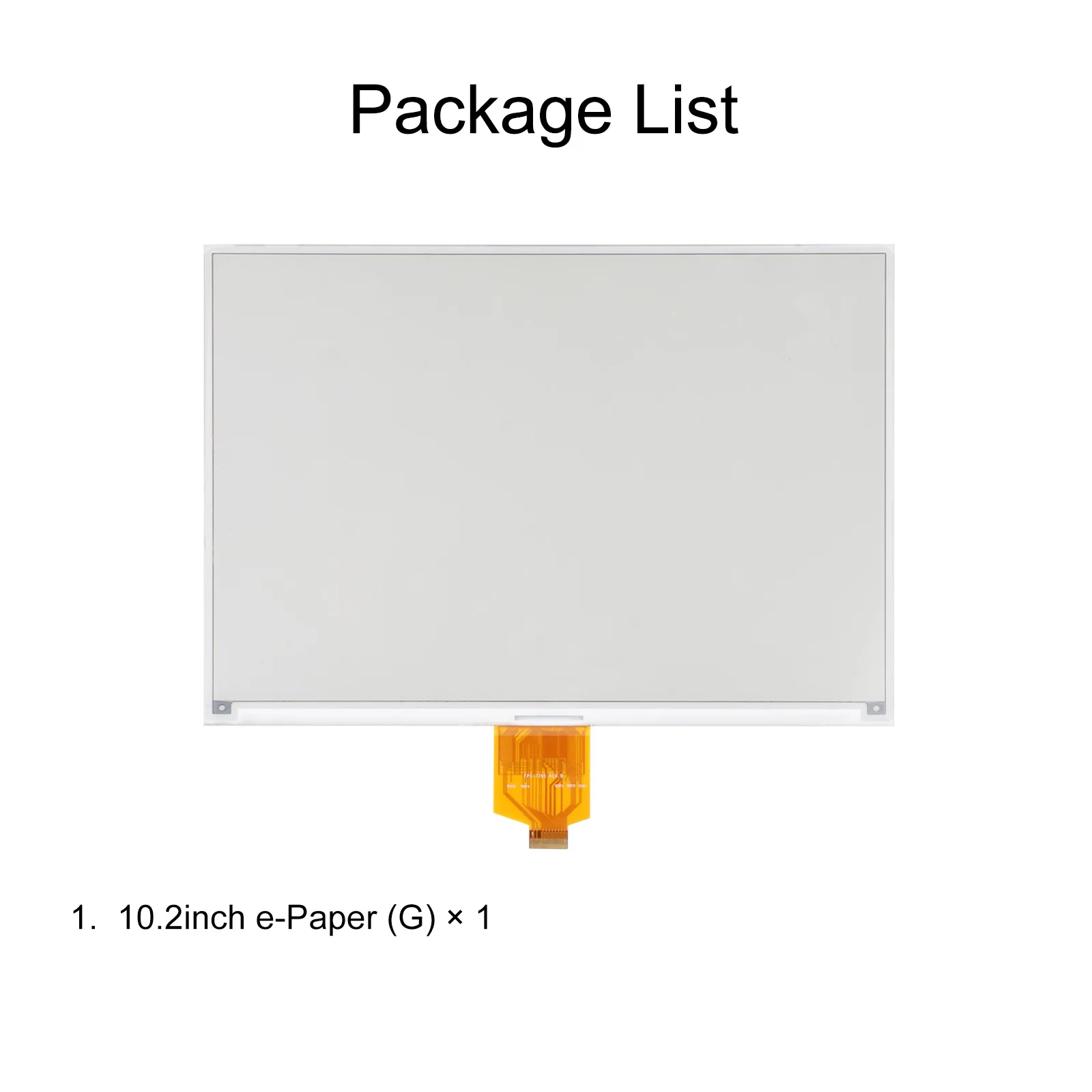 10.2inch e-Paper display (G) E-ink display For Raspberry Pi/Jetson Nano/Audio/ESP32, 96 0x640, Red/Yellow/Black/White, SPI