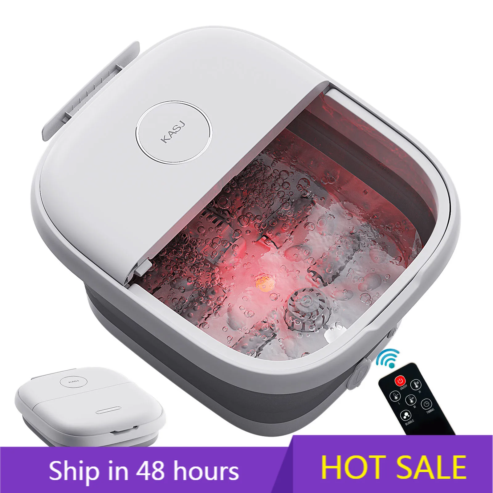 

YTYIN здоровая жизнь, замачиваемая раковина, складная расслабляющая красная лампа для ног, спа-ванна для ног, ванна для замачивания ног, педикюр, спа-салон для снятия стресса