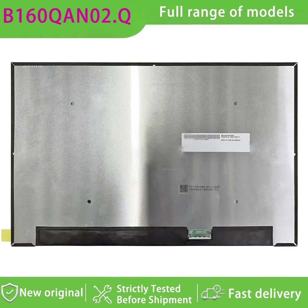 B160QAN02.Q 16.0 Inch Wqxga 10 Aspect Ratio Ips Grade Lcd Display Panel Matte Non-touch  165hz Refresh Rate for Laptop
