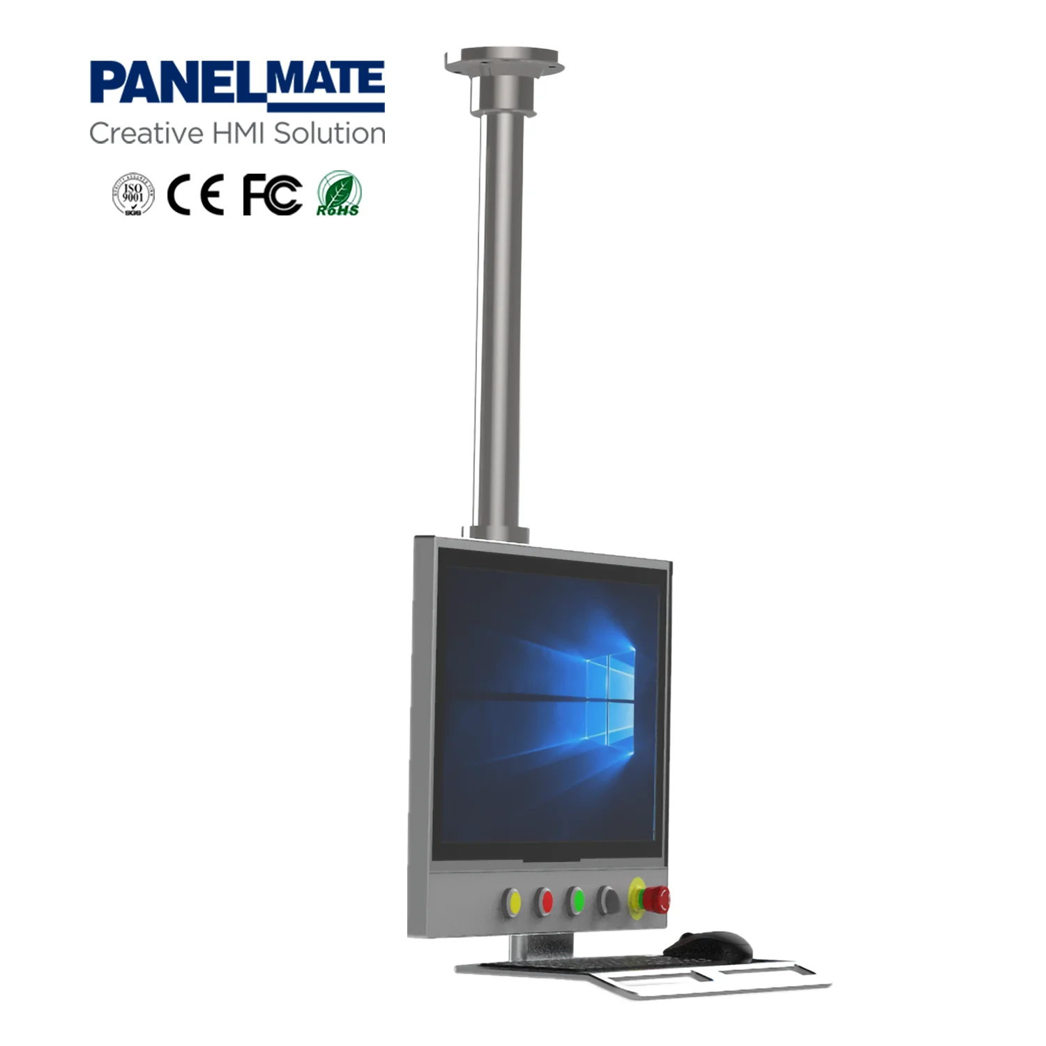 

21.5Inch Full FD Support Arm System Fanless Industrial All in One Computer Touch Control Panel Resistive Touch Screen Display PC