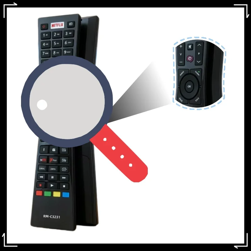 

Compatible with TV LT-32C660 LT-32C661(A) LT-43C870 Remote Control RM-C3231 A49102 Spares Replacement