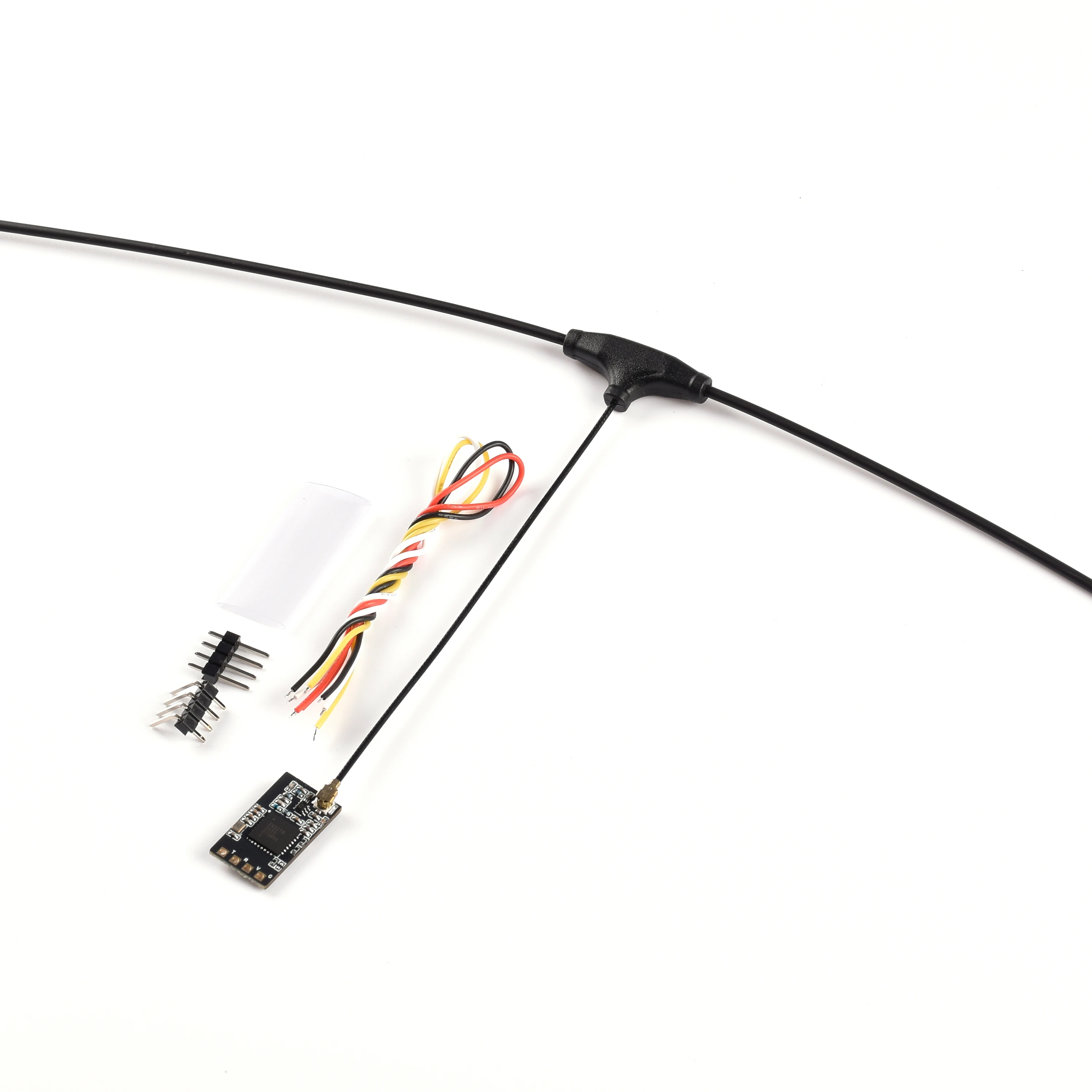 Récepteur ELRS Nano RX 433Mhz avec antenne T 25-500mhz, taux de rafraîchissement CRSF Betaflight pour Drones quadrirotor RC longue portée, 1 pièce/2 pièces