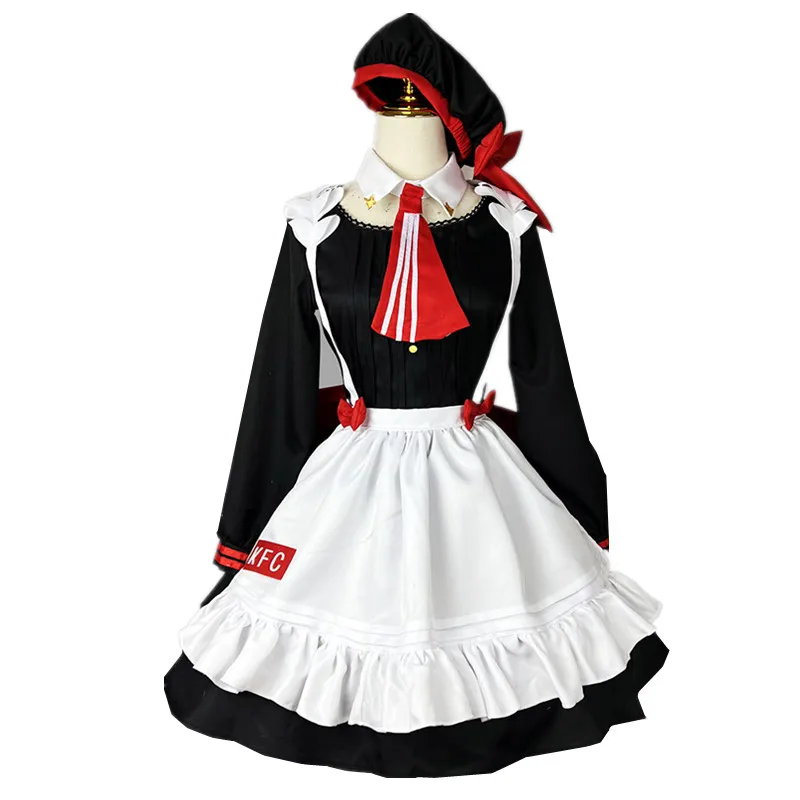 

Anime Genshin Impact Noelle Clerk Uniform Maid Dress Cosplay Costume Halloween Women Clothes