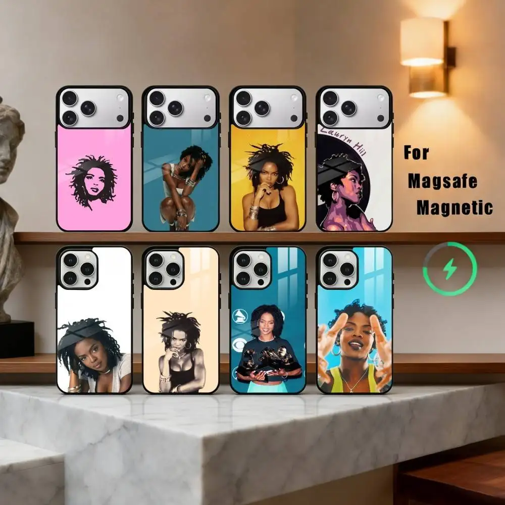 

Singer L-Lauryn-N H-Hill-L Phone Case For iPhone 17,16,15,14,13,12,Plus,Pro,Max for Magsafe Magnetic Wireless Charging