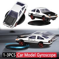 1-3pcs AE86 Drift Rotating Auto Turning Car Gyroscope Racing Drifting Dashboard Interior Ornament Plastic Car Model forChristmas