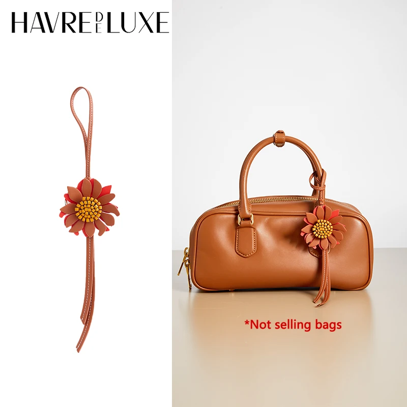 Sunflower flower bag charm for women's bag high-end fashion exquisite workmanship bag decoration bag accessories