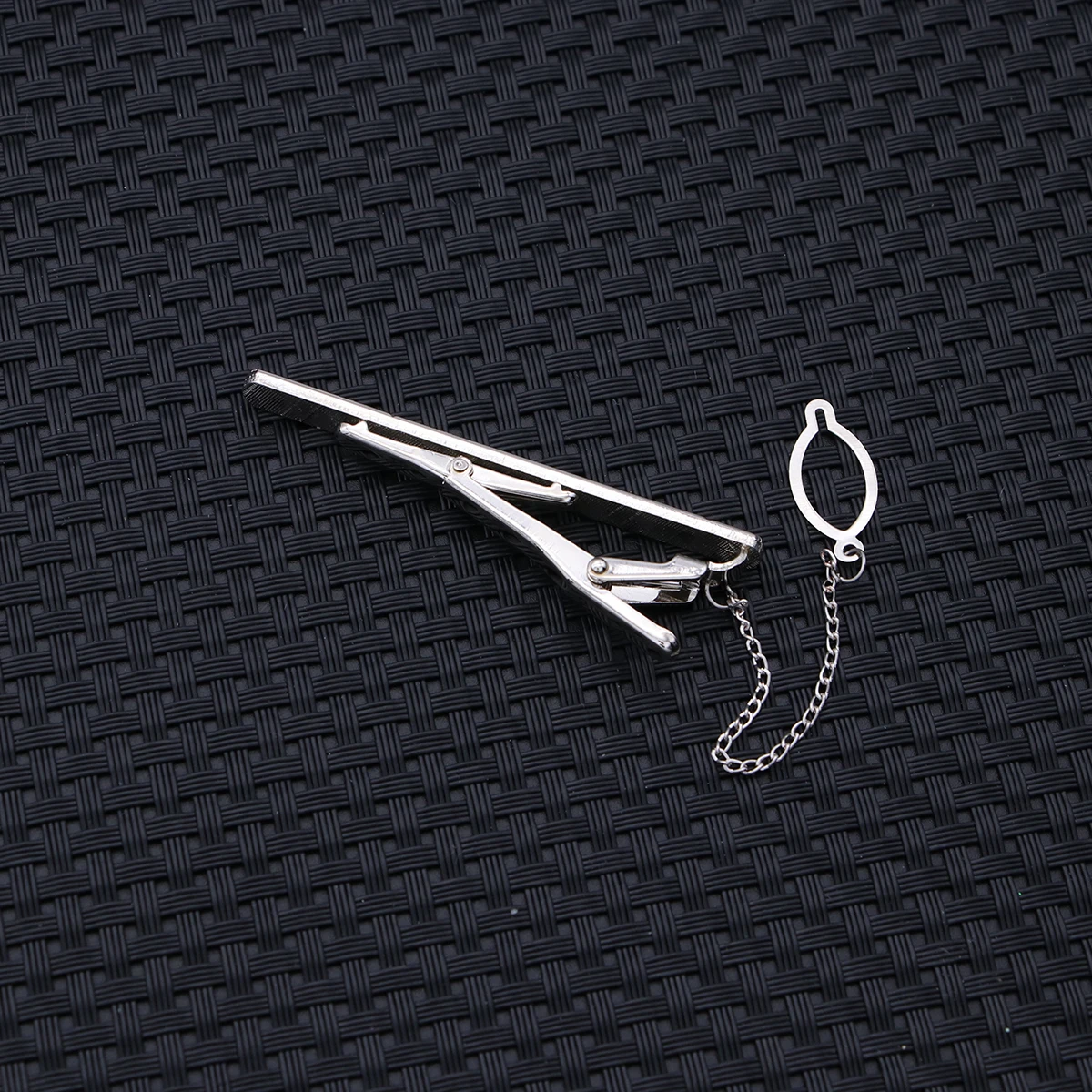 Business Tie Clip Metal Necktie Clamp Elegant Lapel Pinch Bar Clip For Formal Accessories Cufflink Set Tie Gift