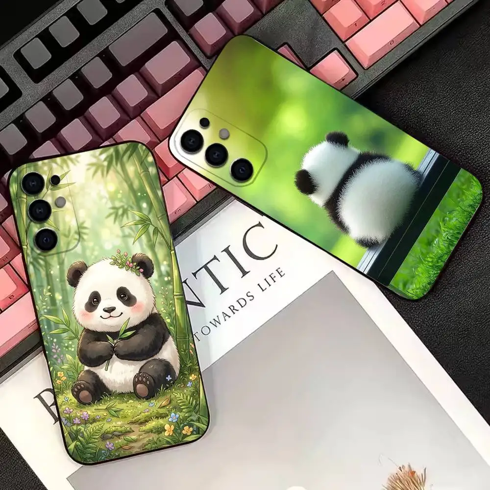 Animal Panda  Phone Case For Samsung Galaxy S26 25 24 23 Ultra Puls Cover