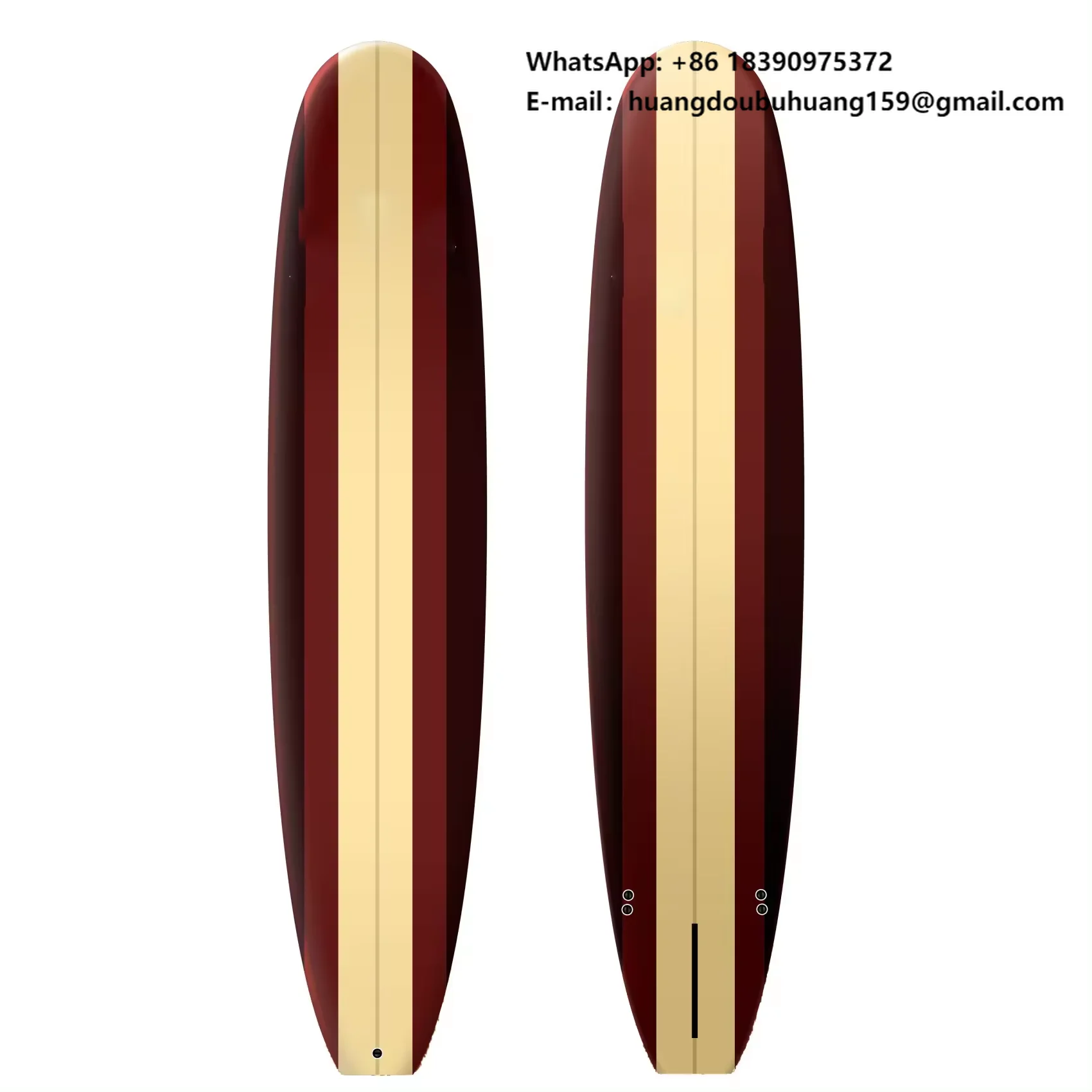 

Индивидуальный 9-футовый деревянный лонгборд для серфинга из бальзы высокого качества с фибергласовым покрытием