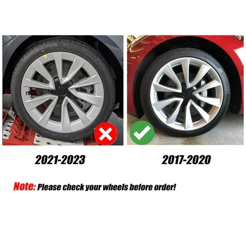 4 Stuks Naafdop Voor Tesla Model 3 19 Inch Prestaties Vervanging Wieldop Velg Cover Wieldop Volledige Cover Auto accessoires 2017-2023