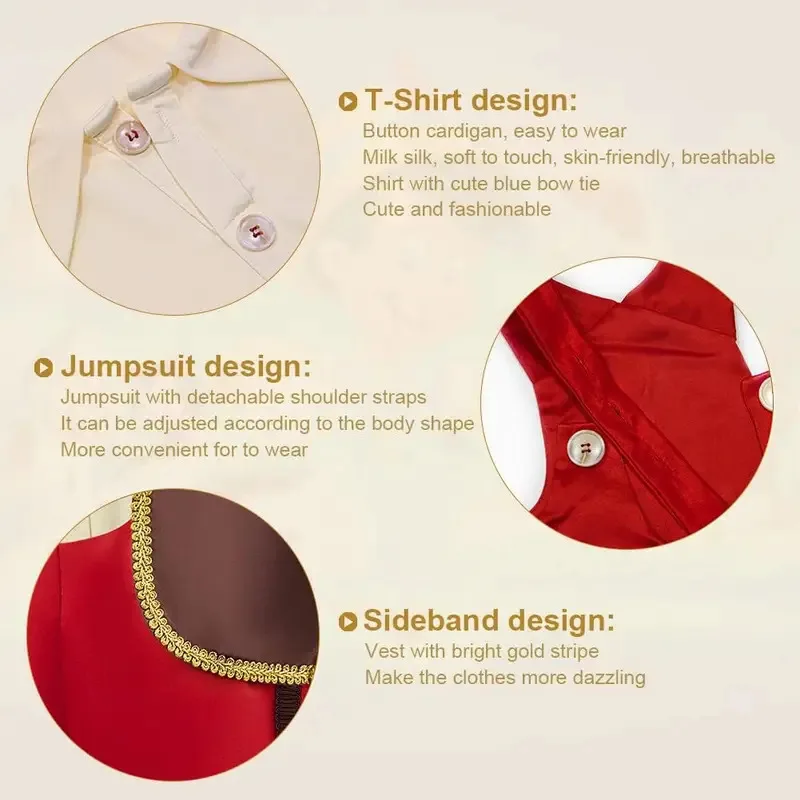 7 шт. детский сказочный персонаж, кукольный карнавальный костюм с длинным носом для мальчика, наряд с аксессуарами, карнавальный наряд на Хэллоуин, день рождения