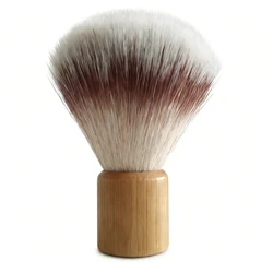 Dscosmetic Mini Bamboo Synthetic hair Shaving Brush bamboo handle for men travel Portable beard Brushes  Shave Barber tools