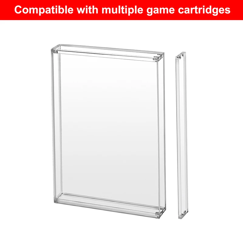 

10pcs For Xbox game card box High Transparent Acrylic Display box for Xbox Magnetic protection cover Case