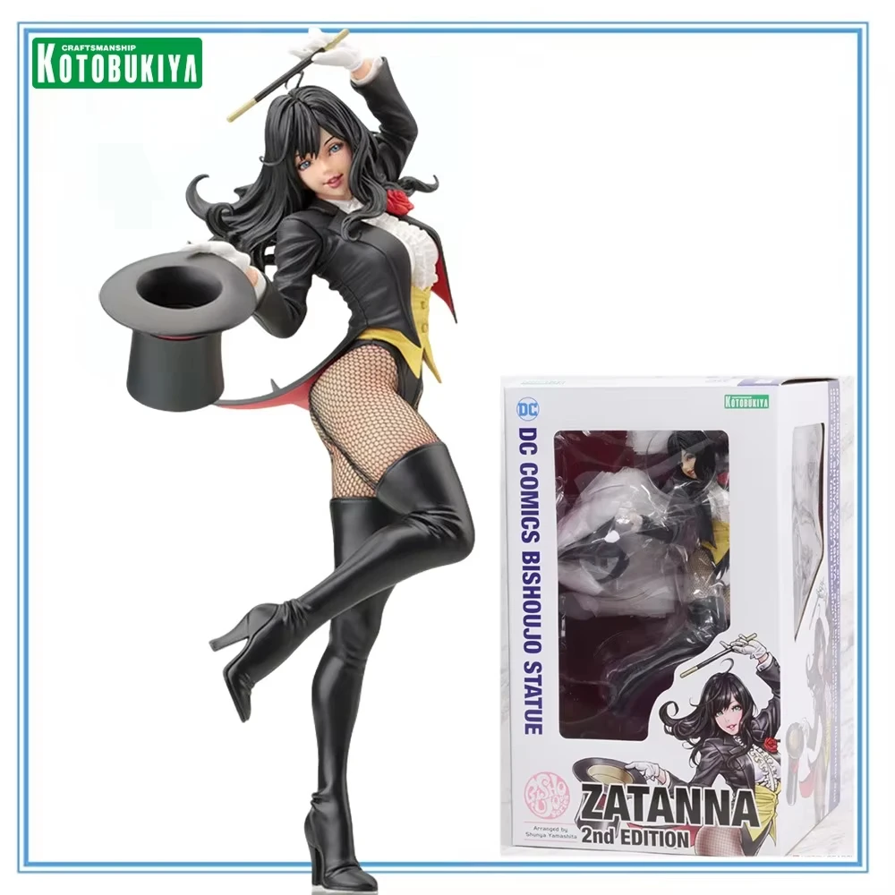 100% Original in Stock Kotobukiya Bishoujo Statue Bishoujo Statue Justice League Zatanna 2nd Edition Anime Figure Garage Kit