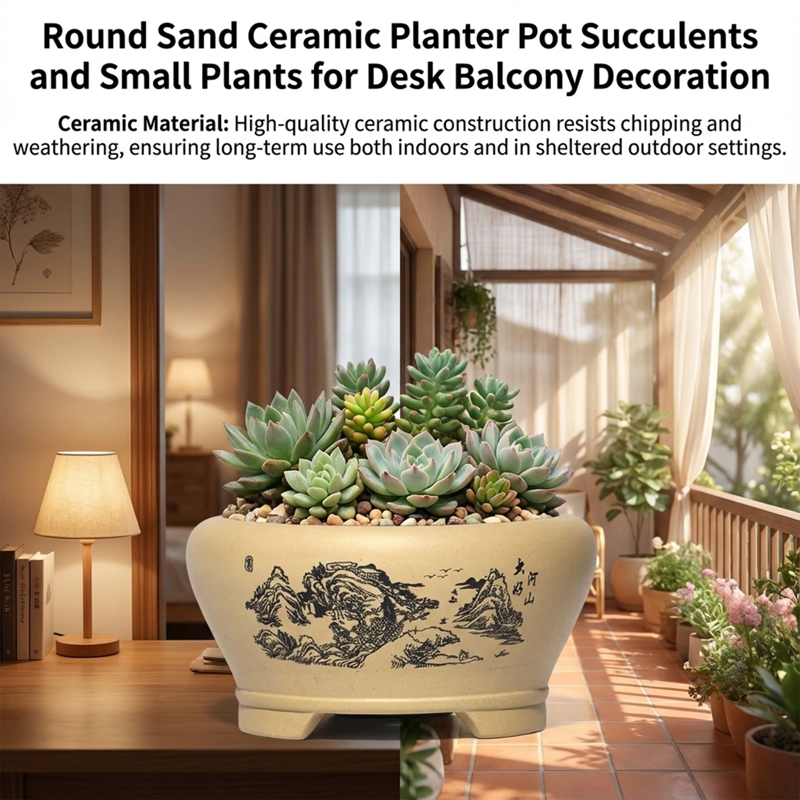 Vaso in Ceramica Rotondo per P - Plant Pot Small Desk recensione e prezzo