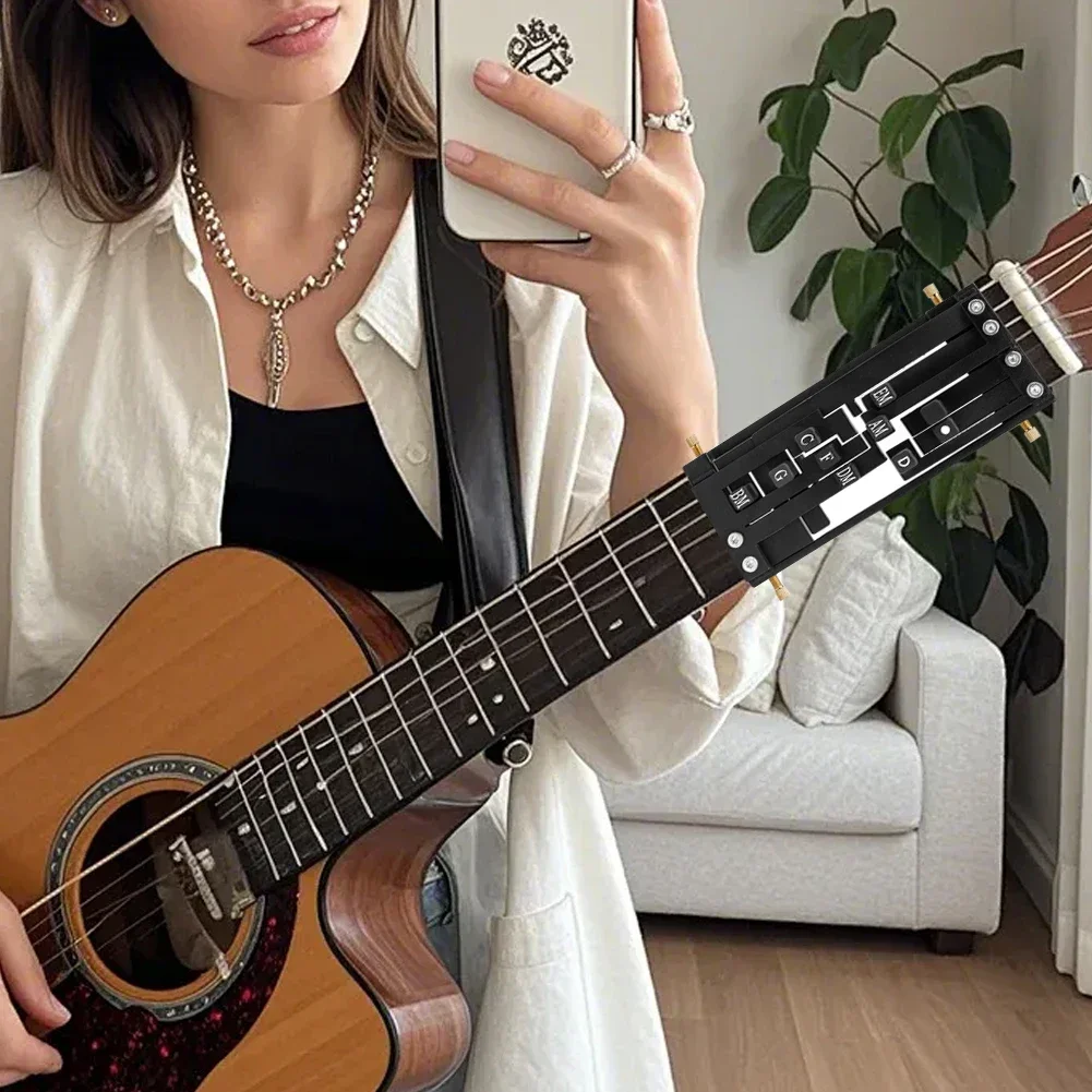 Guitar Chord Presser Guitar Learning Tools Guitar Chord Trainer Guitar Aid Chord Tool Guitar Accessories for Guitarist Beginners