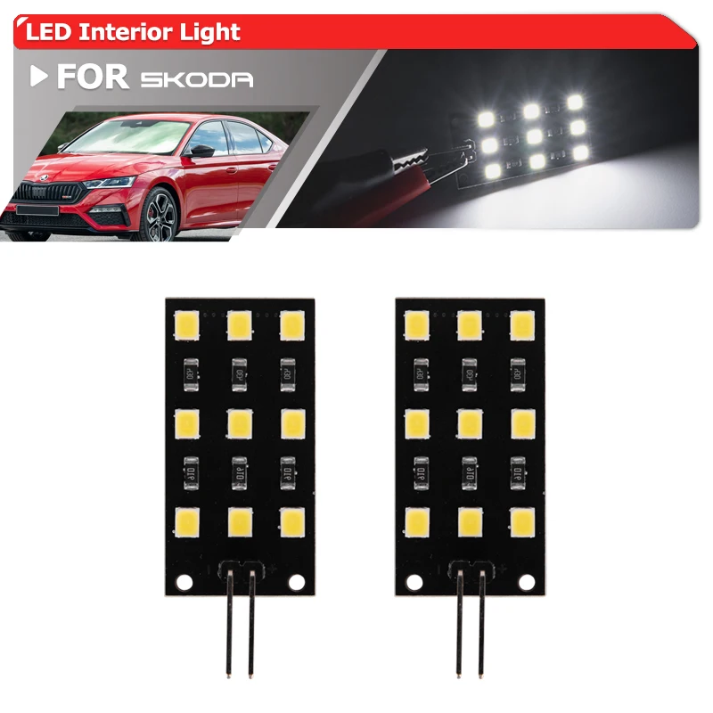 Se adapta a 2020+ Skoda Octavia NN 2018+ Karoq ND Kodiaq NS NV Superb 3V LED rápido maletero módulo de luz del compartimiento del equipaje