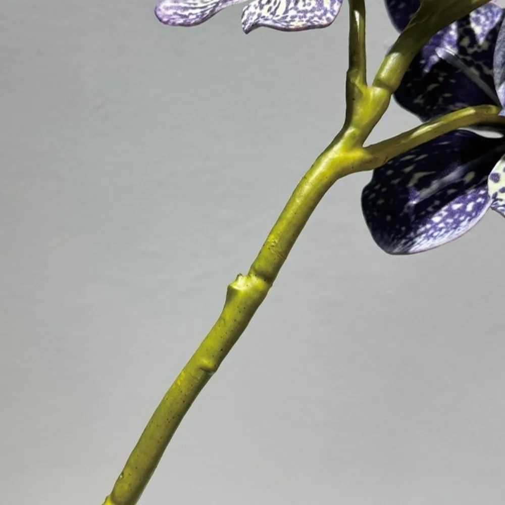 

7 Heads Artificial Phalaenopsis Orchids Real Touch Decorative Phalaenopsis Branch Handmade Simulation Orchid Flowers Hotel