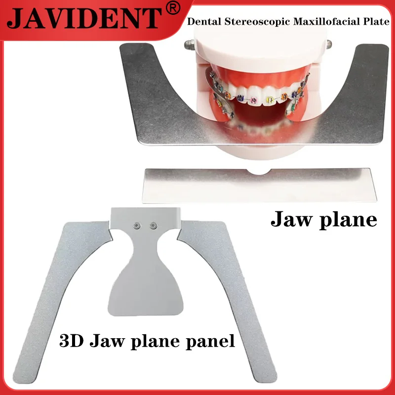 

1Set Dental 3D Jaw Bite Plane Plate Autoclavable Complete Denture Measurement Stainless Steel Dental Instruments