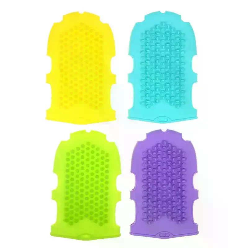 Shower Gloves Bath Scrub Remover Body Exfoliating Massage Shower Brush Silicone Bath Brush Skin Cleaning