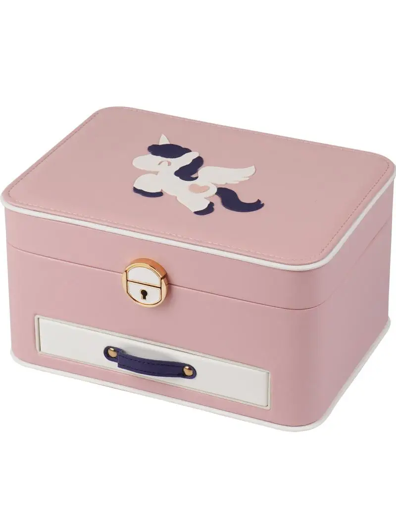 large-capacity-three-layer-drawer-style-jewelry-box-children's-flying-unicorn-storage-box-super-large-capacity-storage-organizer